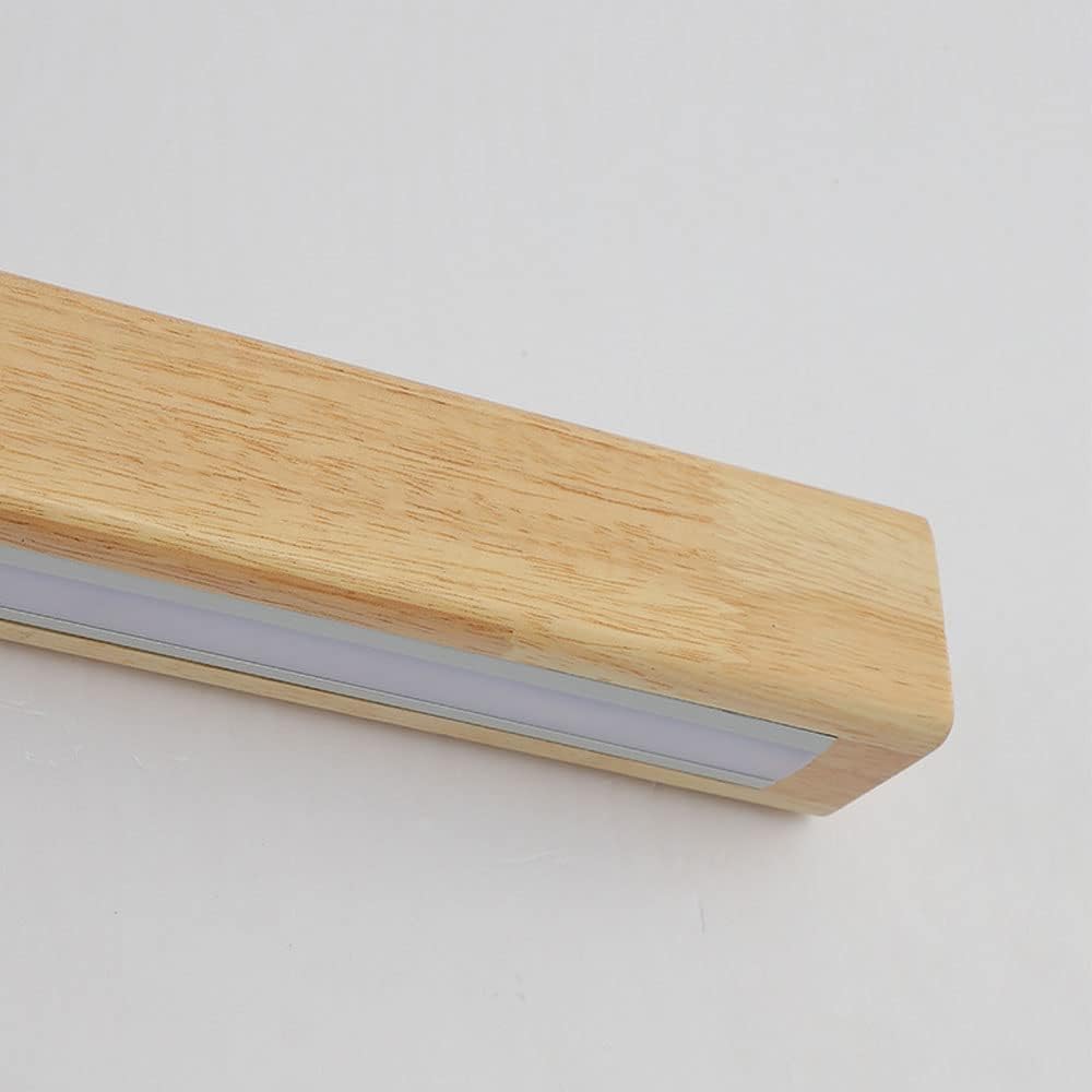 Moderne Holz-LED-Wandleuchte