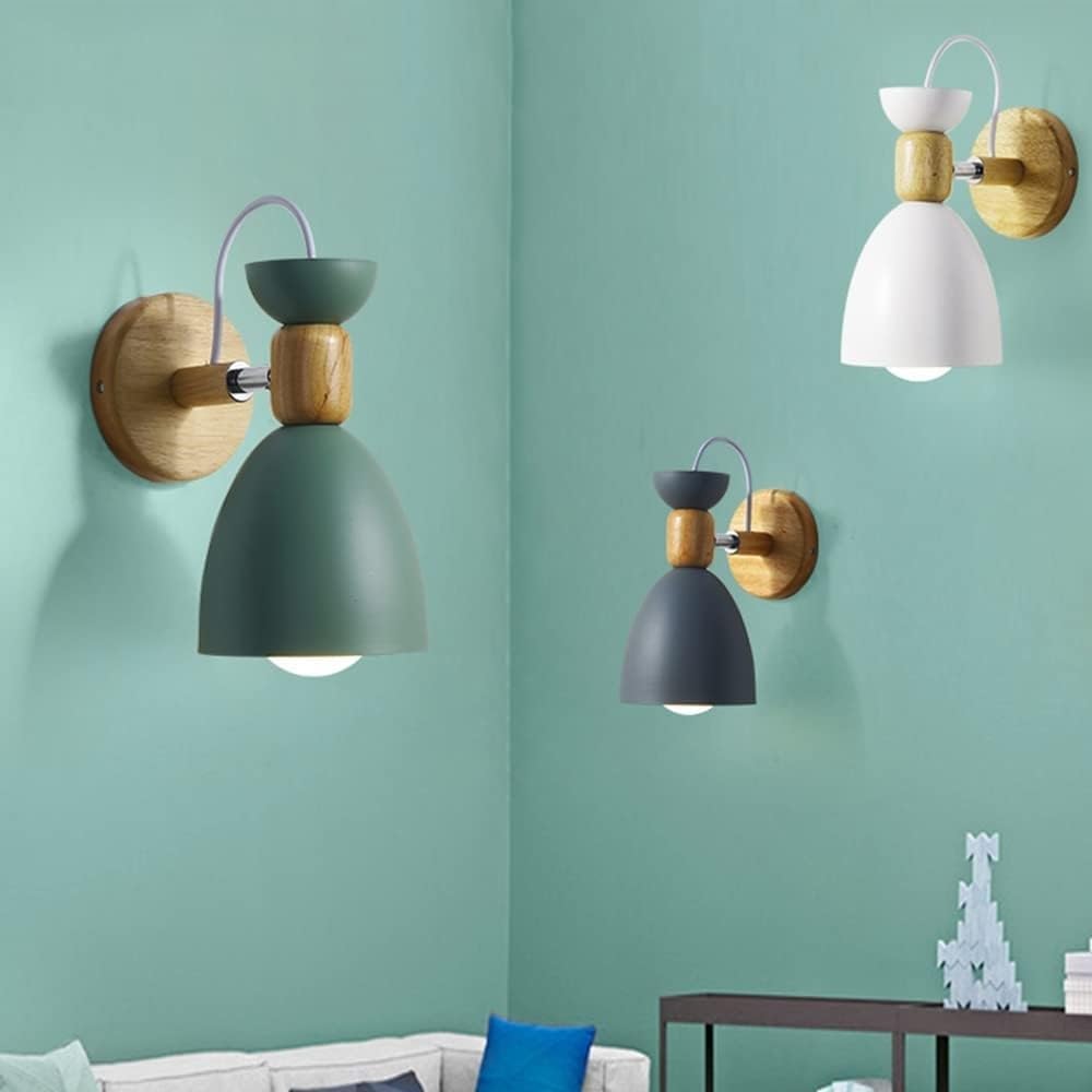 LumoWood - Moderne Holz-Wandleuchte für Schlafzimmer und Flur