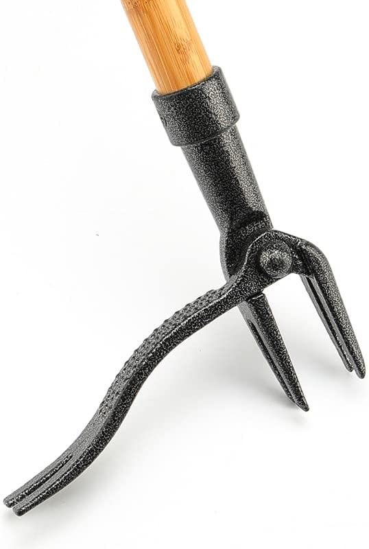 Unkrautzieher mit 4-Krallen-Kopf – Effektives Gartenwerkzeug aus Eisen zur Wurzelentfernung