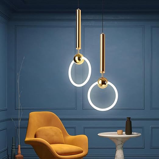 LED-Hängelampe Nordic Simple - Minimalistische Metalllampe für Küche, Esszimmer und Büro