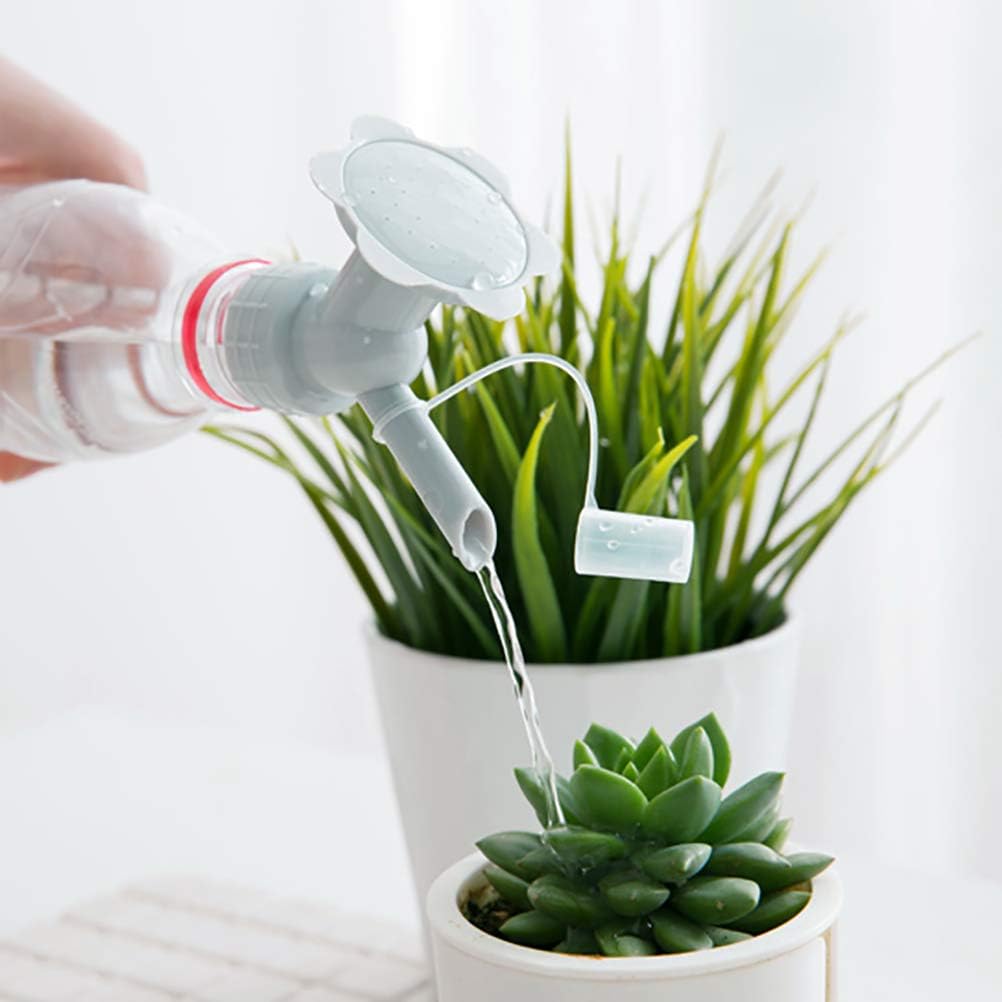 2-in-1 Doppelkappen Flaschen Sprühdüse – Mini Sprühkopf für Gartenbewässerung
