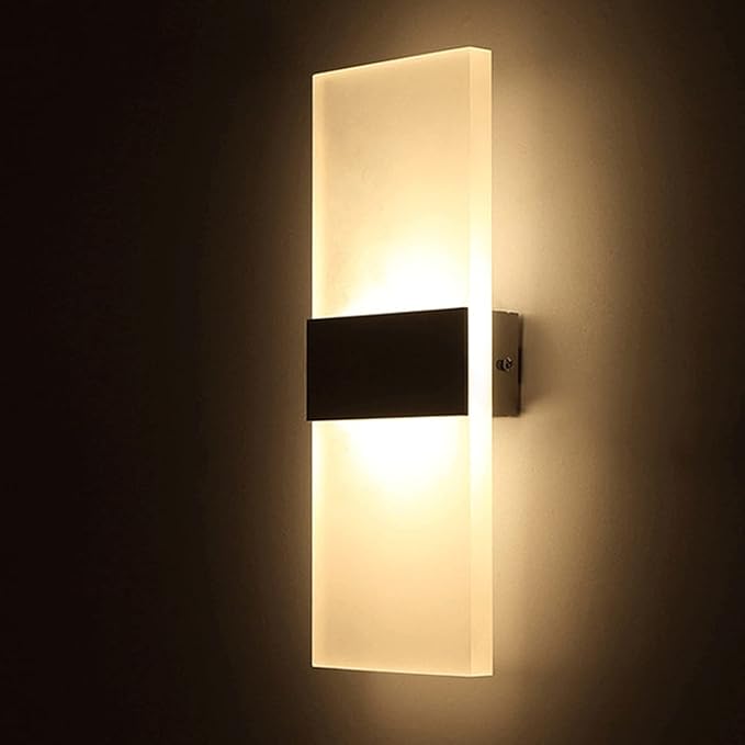 LumaGlow - USB wiederaufladbare LED-Wandleuchte mit Touch-Sensor