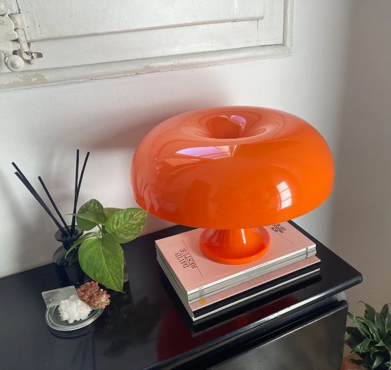 Portable Luxuriöse Pilz-Fell Lampe mit Sensor | ShroomLux