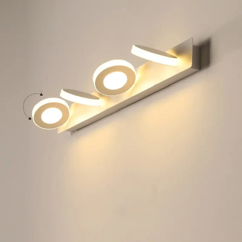 1-4 Köpfe Aluminium Badezimmer LED Vanity Licht Wandlampe Spiegel Licht