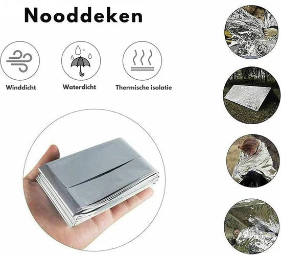 15-teiliger Überlebens-Notfall-Kit – Komplettes Outdoor-Abenteuer-Werkzeugsatz