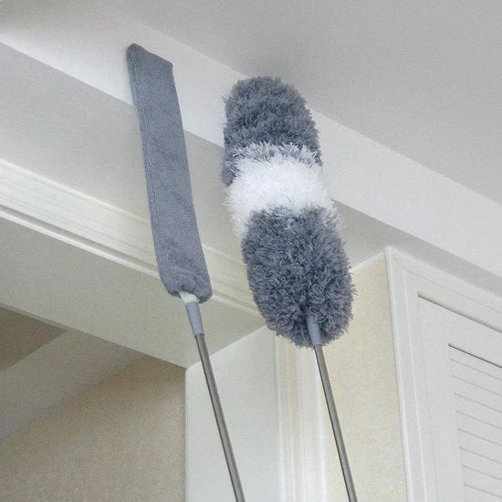 Erweiterbare Staubbesen mit teleskopierbarem Stab – Ideal für Ecken und Decken