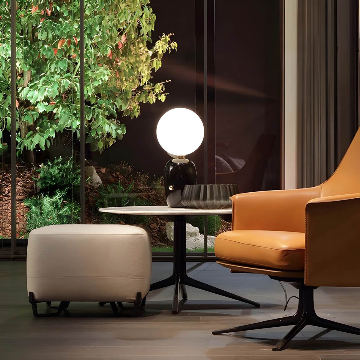 Garduru - Minimalistische LED-Tischlampe mit Warmer Ambienteleuchte