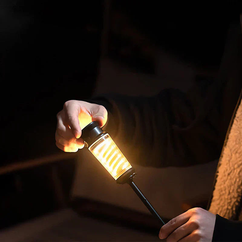 LED Camping Laterne mit Taschenlampe – Vielseitiges Außenlicht