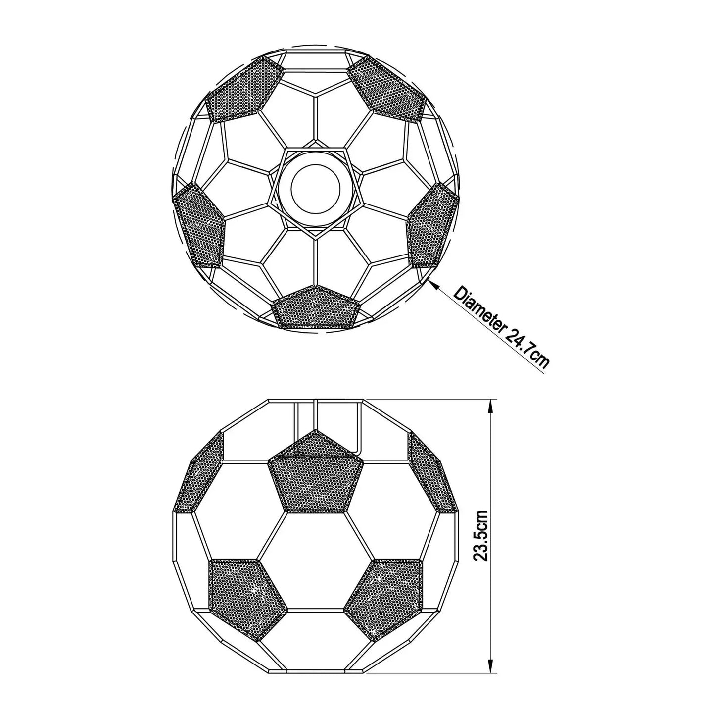 Hängelampe FootballGoal – Sportliche & Dynamische Beleuchtung