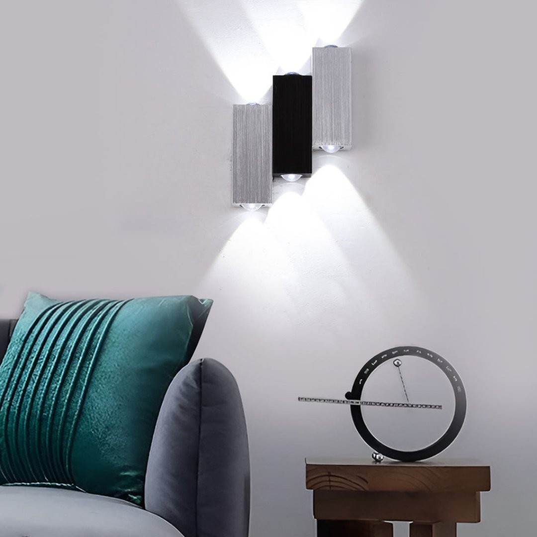 RoyaleGlow Moderne Dual-Sided LED Wandlampe - Stilvolle Auf- und Abwärts Beleuchtungseinheit