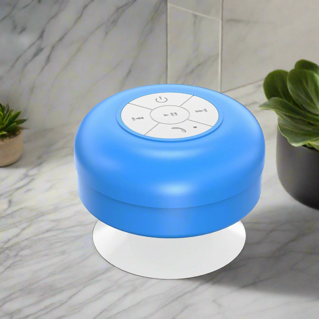 Luxora Wasserdichter Bluetooth Duschlautsprecher mit Saugnapf