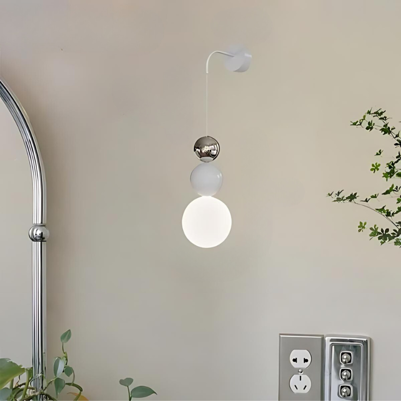 Elfenbein Wandlampe mit einstellbarer Farbtemperatur für Zuhause und Büro