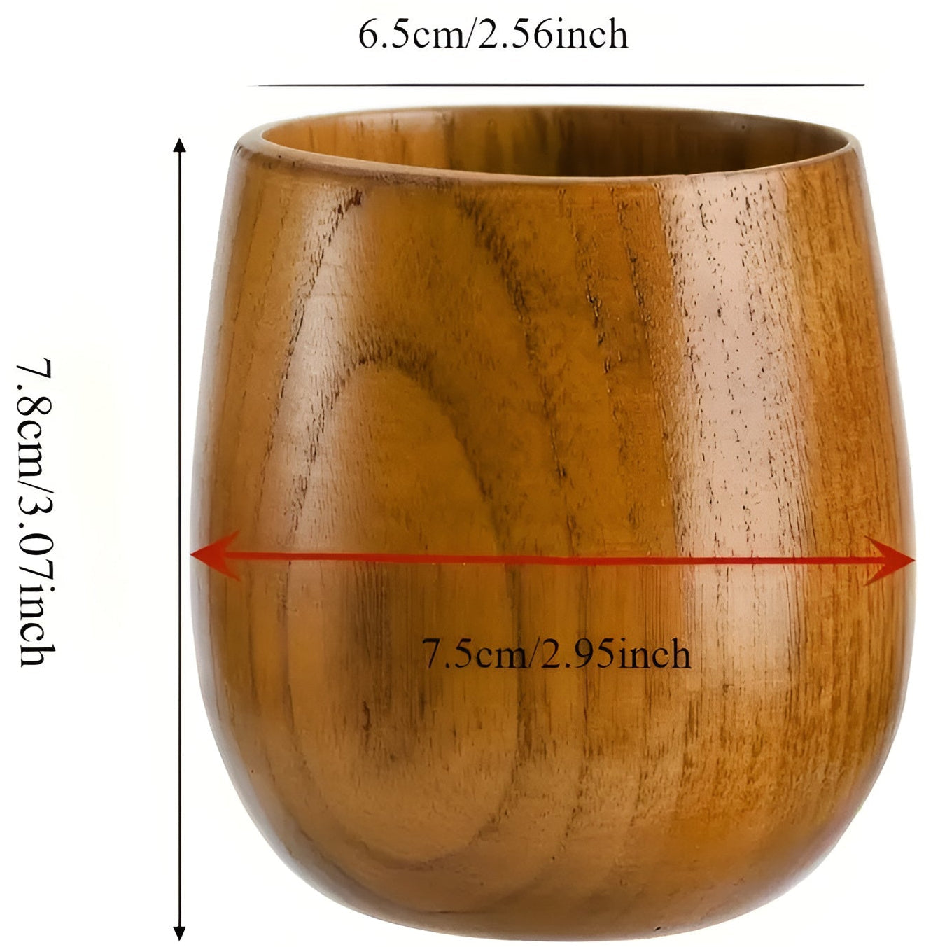 Handgefertigte Holz-Tasse