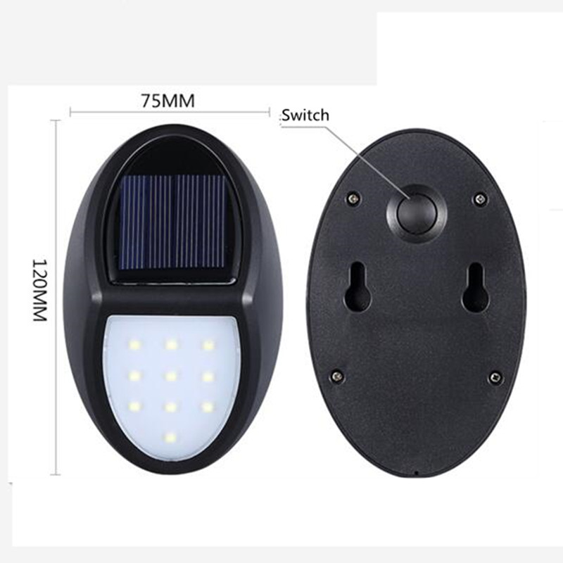 Solar LED Wandlampe für außen – wetterfest, energiesparend und mit Bewegungsmelder