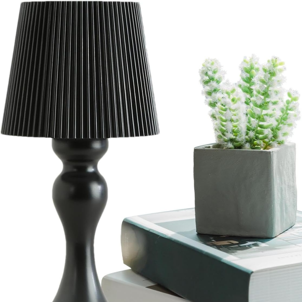 Royaleva Wireless Touch-Control Tischlampe - Kompakte LED-Leuchte mit warmem Glanz