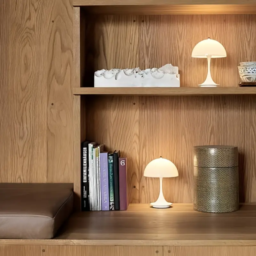 Minimalistische Tischlampe | LuneGlow