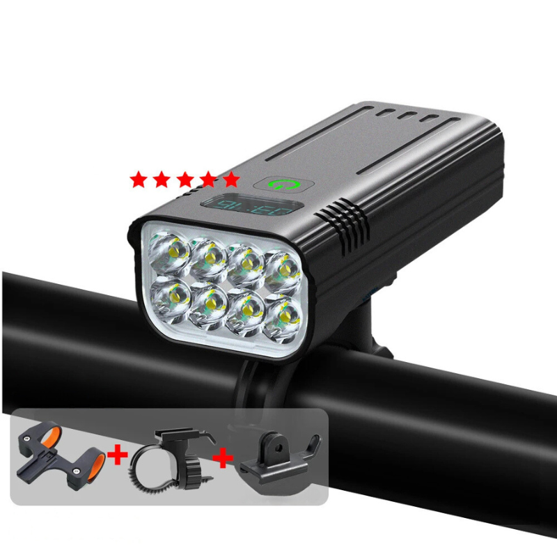 Garduru Power Beam – Ultrahelle Fahrradlampe mit 5000 Lumen & 10000-mAh-Akku