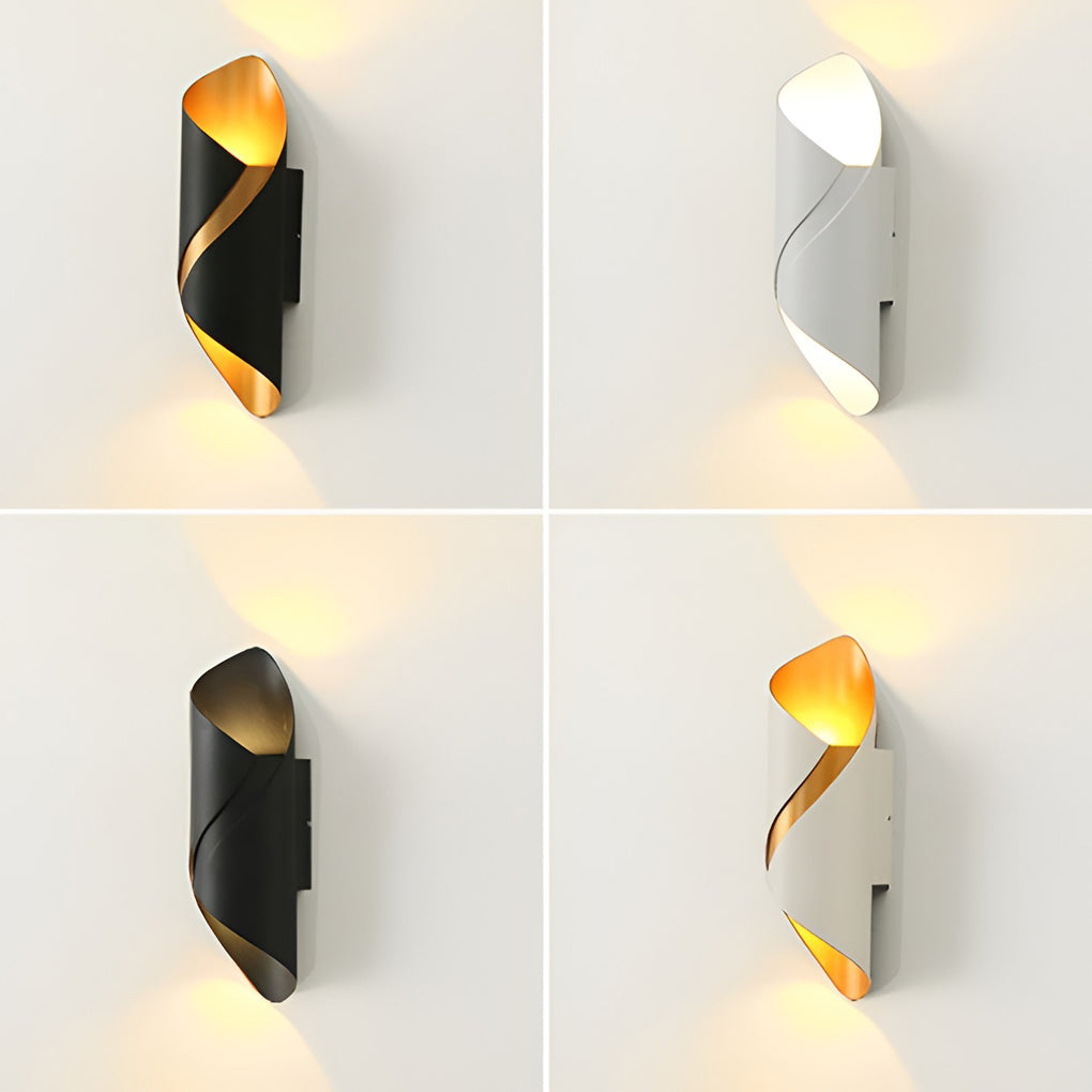 Wandleuchte modern schwarz Aluminium außen Wandleuchte