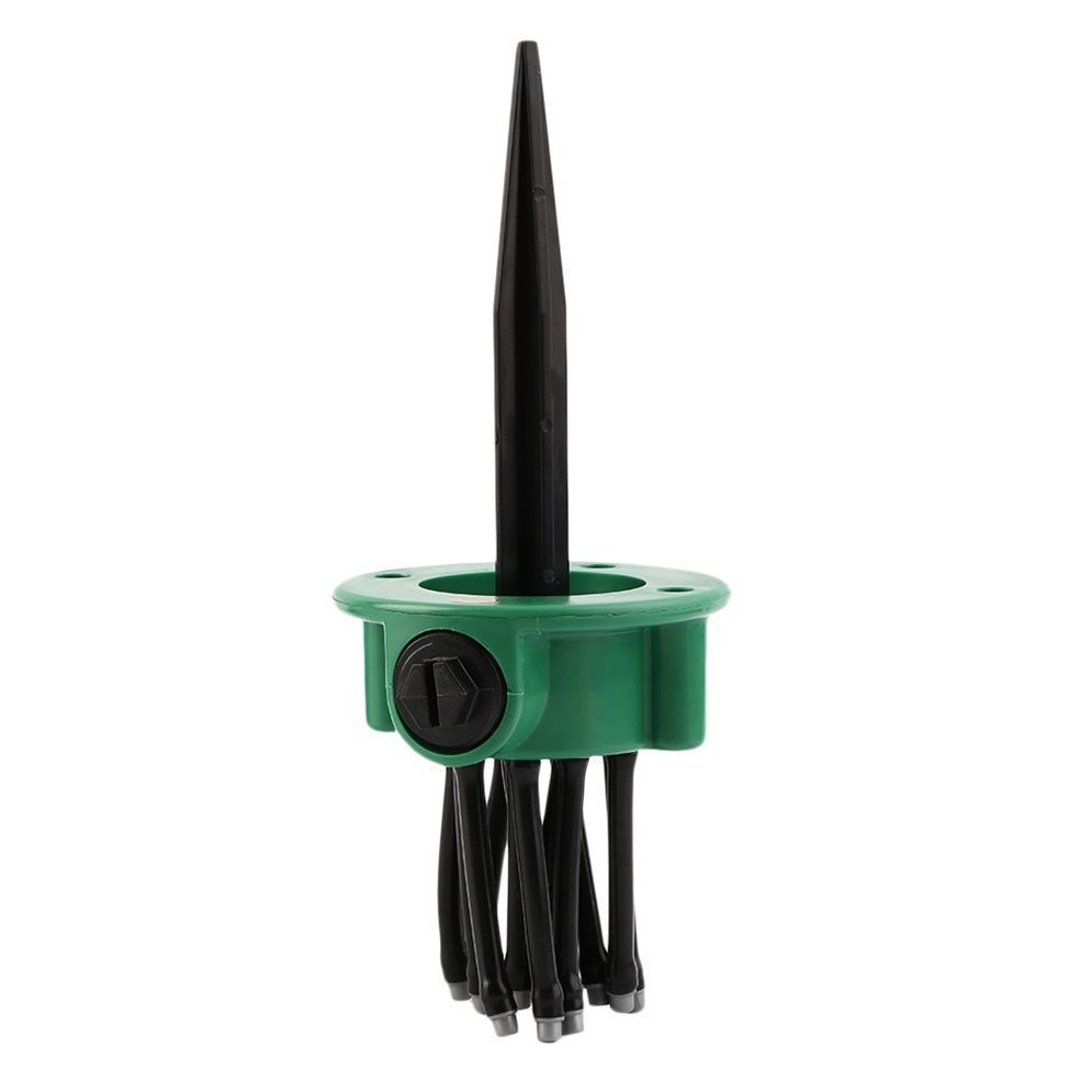 12-in-1 Gartenbewässerungssystem – Einstellbarer Sprinkler mit 360-Grad-Bewässerung