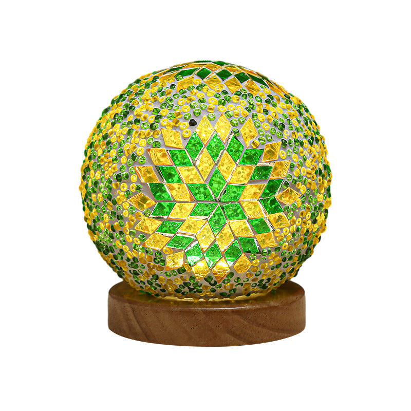 Mosaik Tischlampe Dimmbar Elegantes Design für Wohn- und Büroschmuck