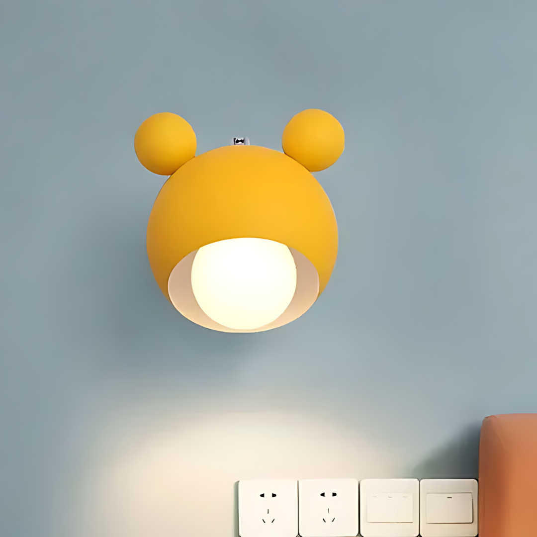 Mickey Mouse Wandleuchte für Kinderzimmer und Spielbereiche - Lustige Beleuchtung Dekor
