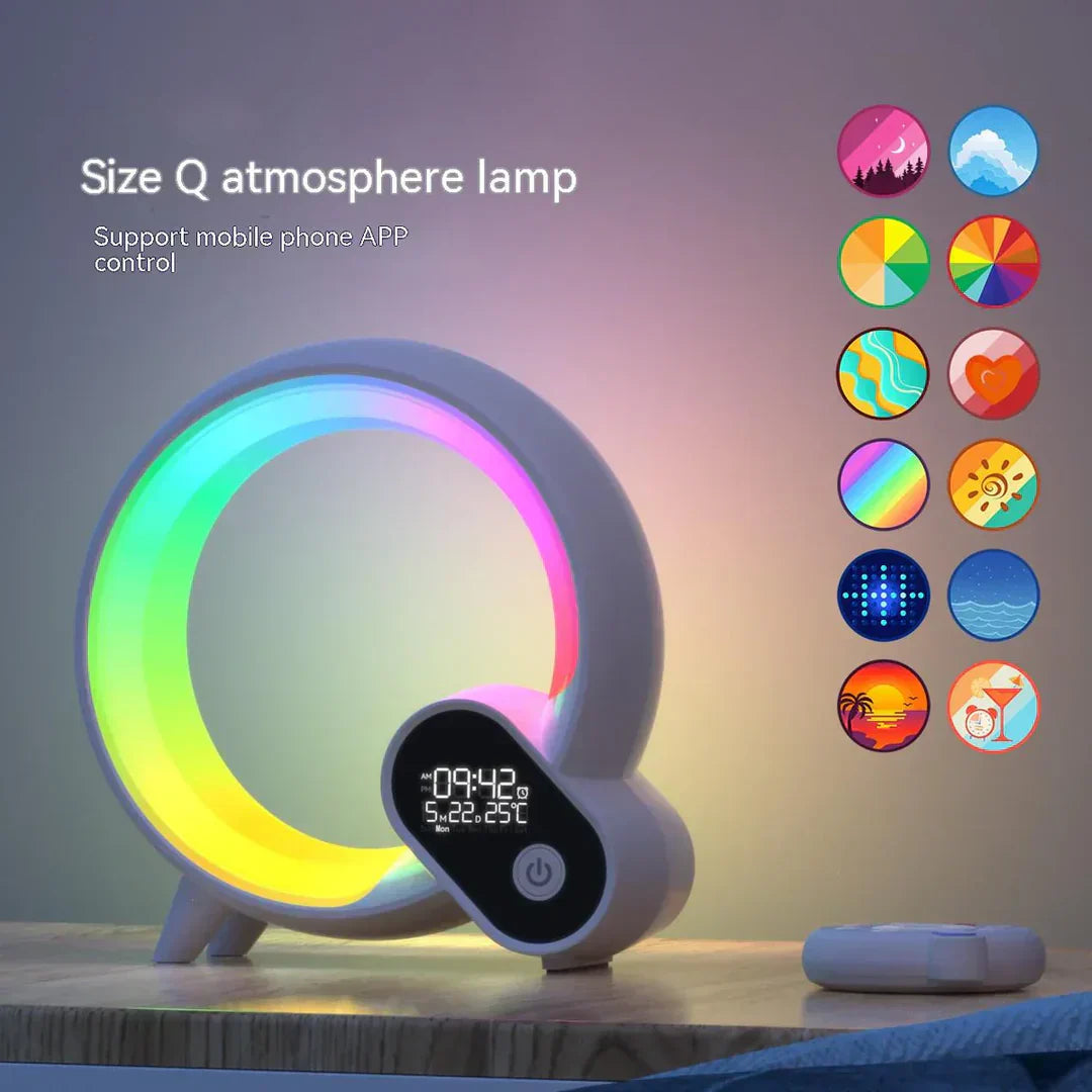 Intelligente Ambient Nachttischlampe mit Weißem Rauschen & RGB Farbwechsel