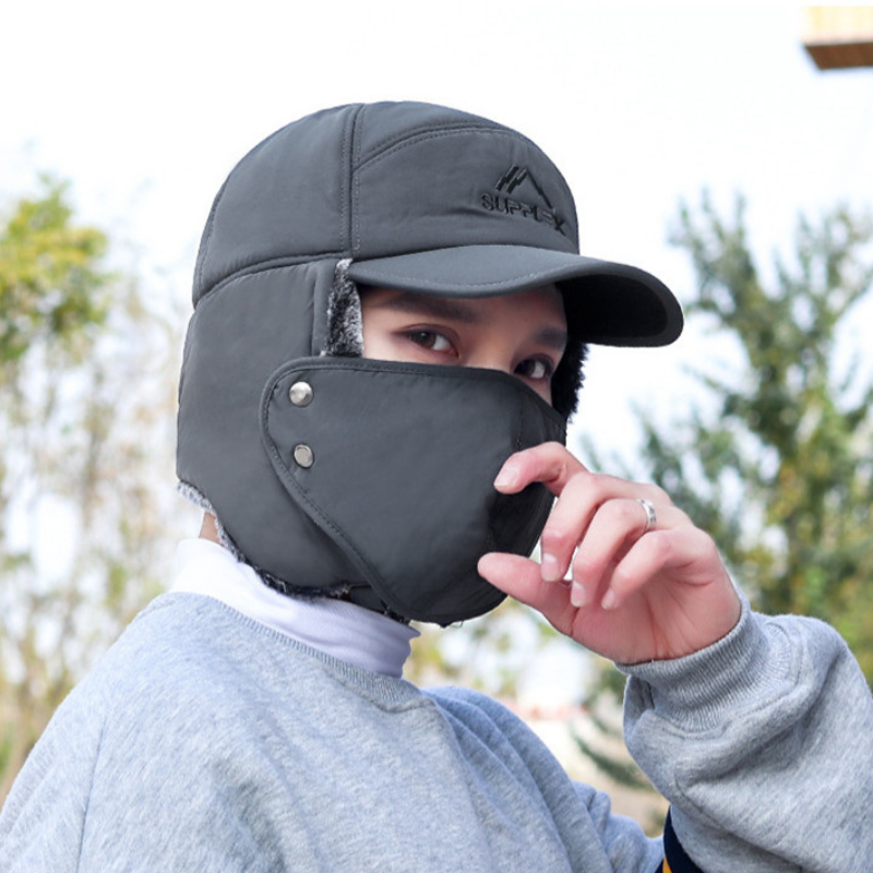 3in1 Wintermütze mit Ohrenschutz