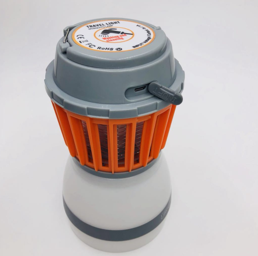 Solar LED Mückenlampe mit integrierter Laterne – Effektiver Insektenschutz und Beleuchtung für Garten und Camping