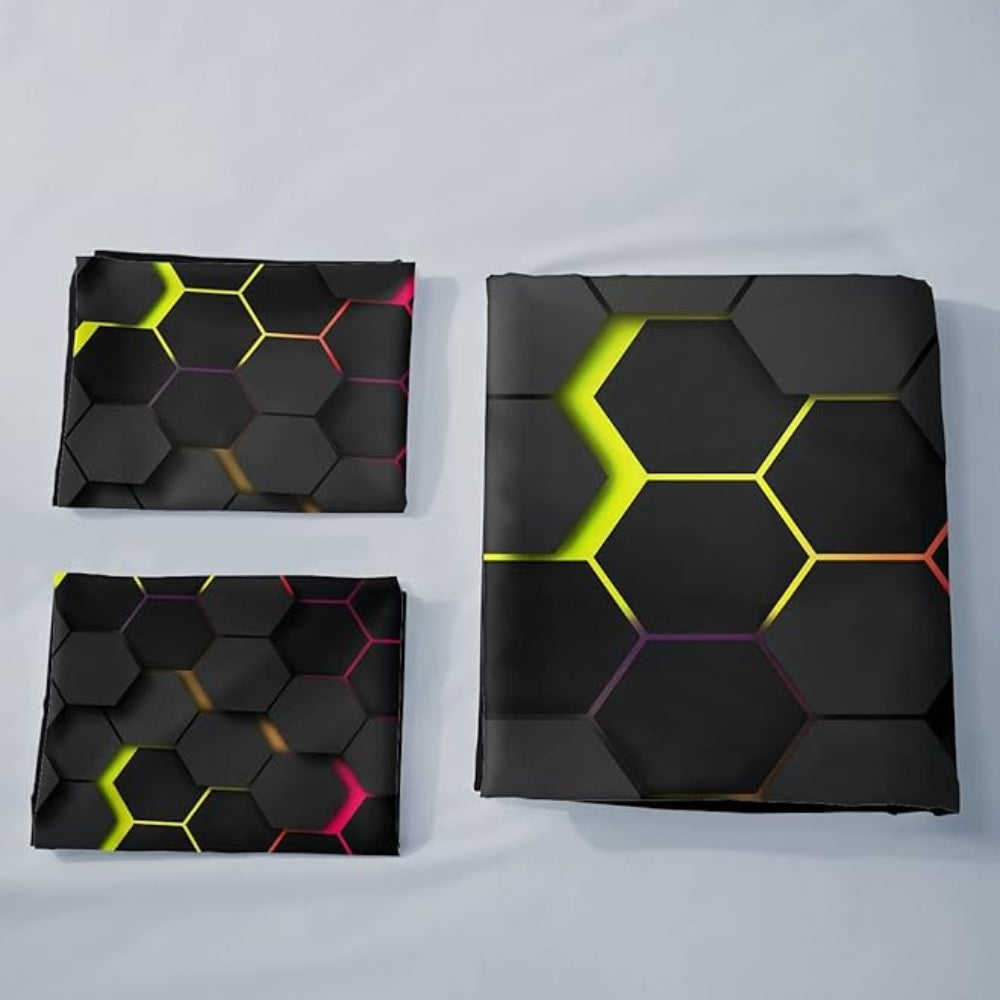 Prisma Hive | 3-teiliges Bettdeckenbezug-Set