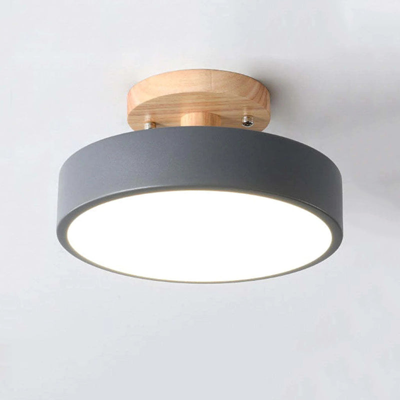 Garduru Holz LED Deckenleuchte – Dimmbar 36W natürliche Eleganz