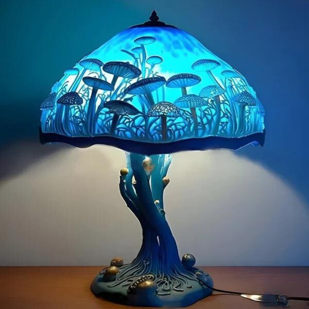 Garduru - Pilzlampe | Dekorativer Boho-Stil