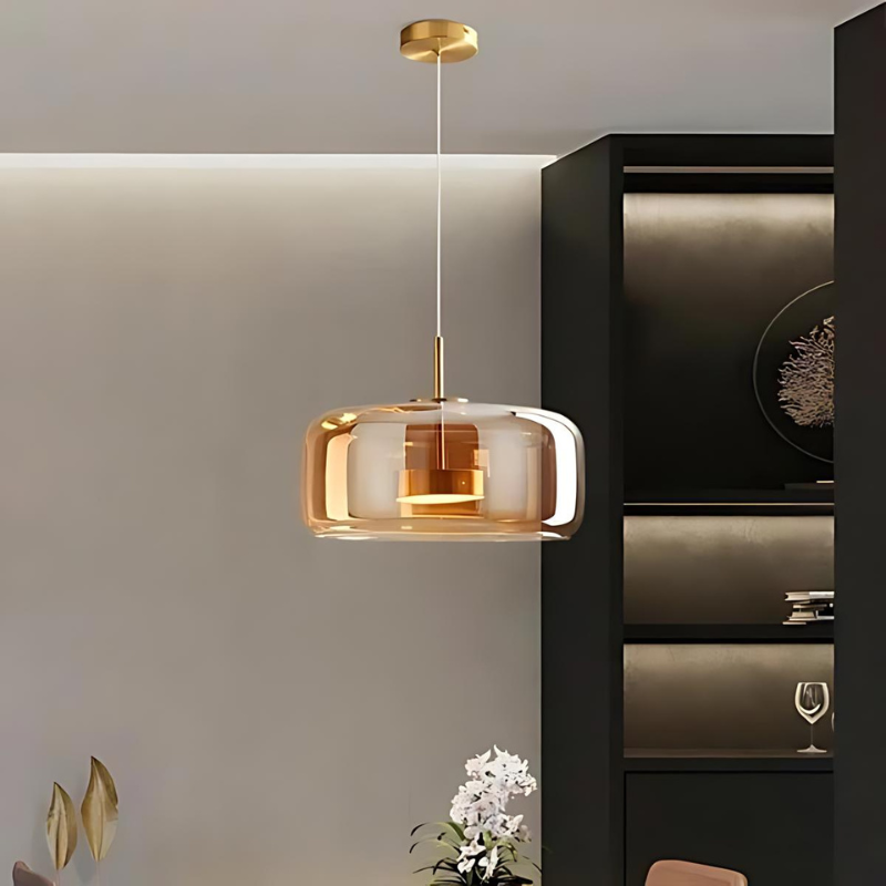 Garduru | Elegante Glas Pendelleuchte für stilvolle Innenräume