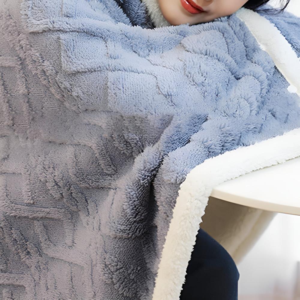 Fluffiger Komfort Umhang Decke