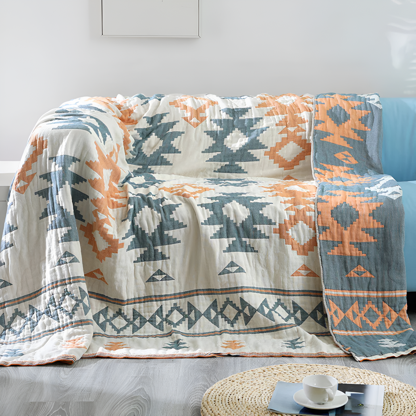 Wendbare geometrische Decke Sofa Überwurf