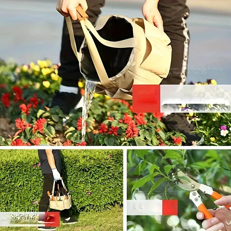 Gartengeräte-Set mit Tragetasche - 10-teiliges Set für effiziente Gartenpflege