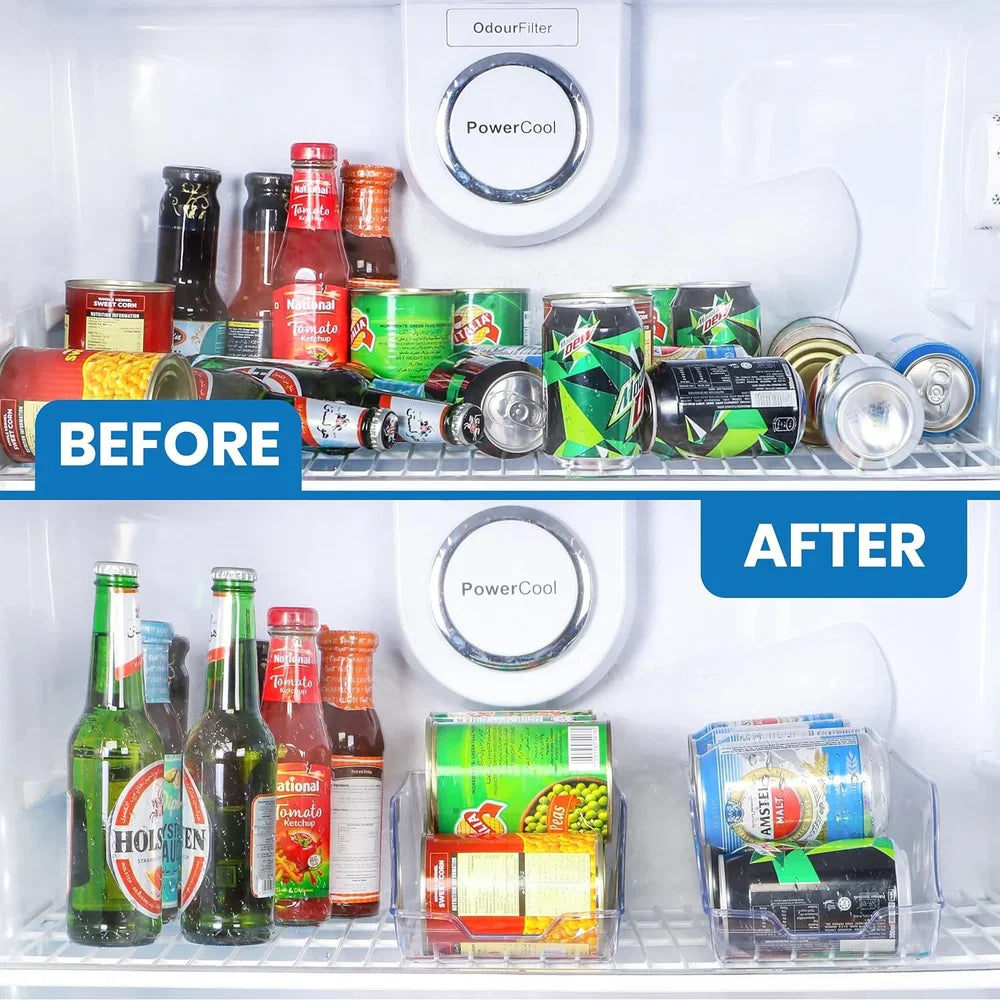 Royelux Soda Dosen Lagerung – Klar Stapelbarer Dosen Spender für Küche & Kühlschrank