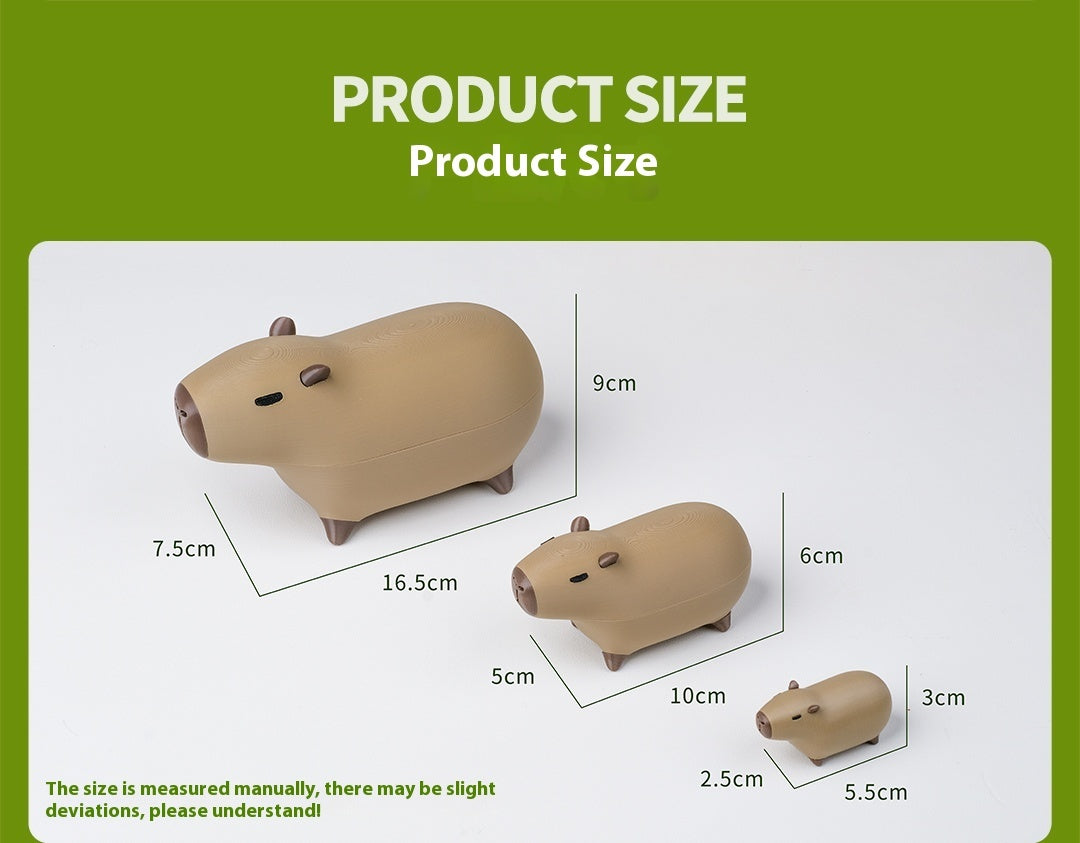 3D-gedrucktes Capybara-Set