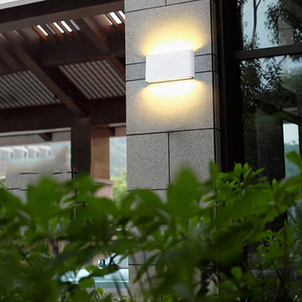NordLume - Moderne Aluminium LED Wandleuchte, IP65 wasserdicht