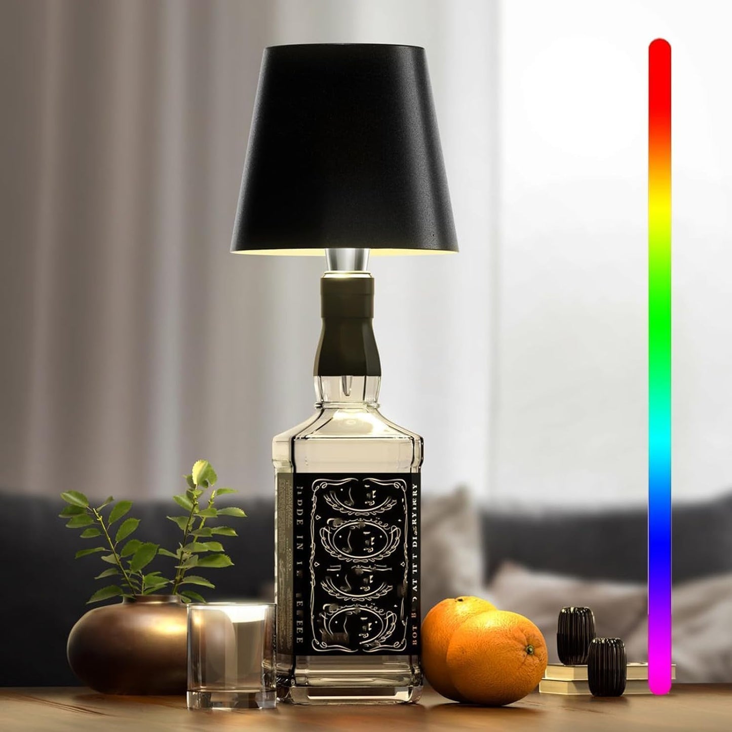 Tischlampe Flasche Stil Touch wiederaufladbares Licht