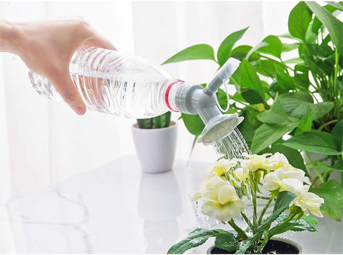 2-in-1 Doppelkappen Flaschen Sprühdüse – Mini Sprühkopf für Gartenbewässerung