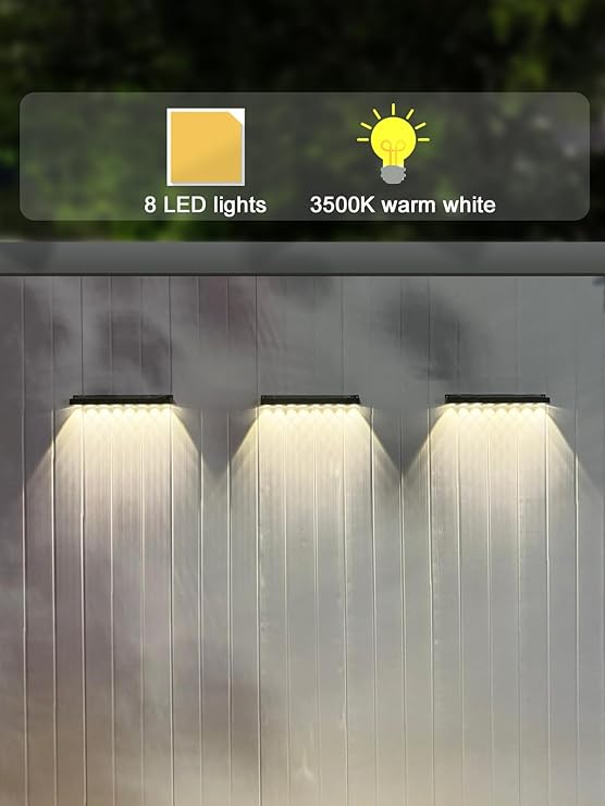 LumiGlow - Solar LED Wandleuchte