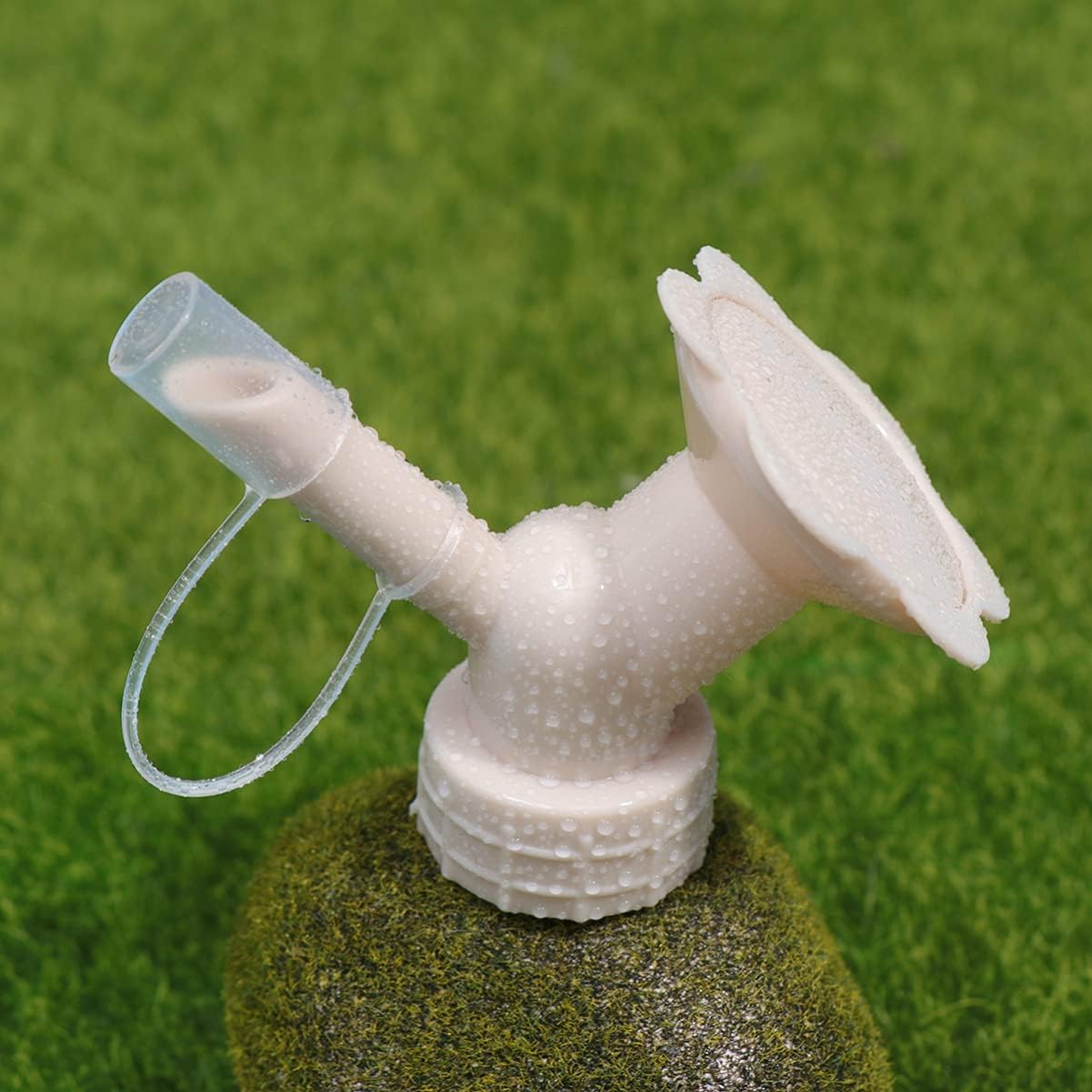 2-in-1 Doppelkappen Flaschen Sprühdüse – Mini Sprühkopf für Gartenbewässerung