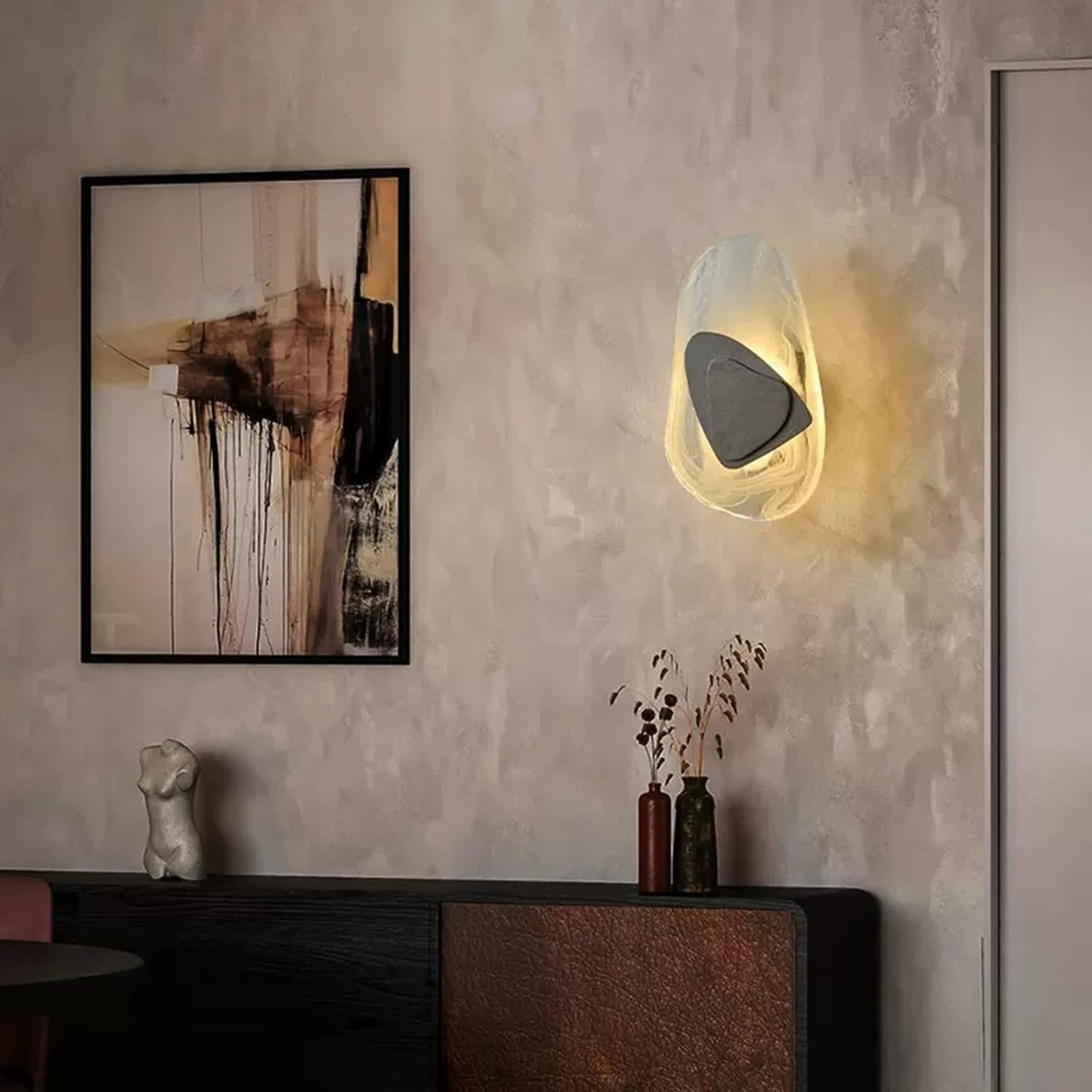 Moderne LED-Wandlampe aus Glas – Elegantes und Minimalistisches Design für Innenräume
