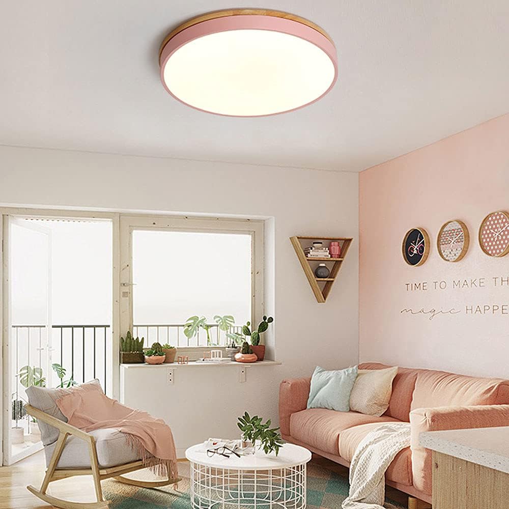 Royallure Organic Runde Flush Mount Deckenleuchte – Elegante LED-Leuchte für modernes Zuhause & Büro