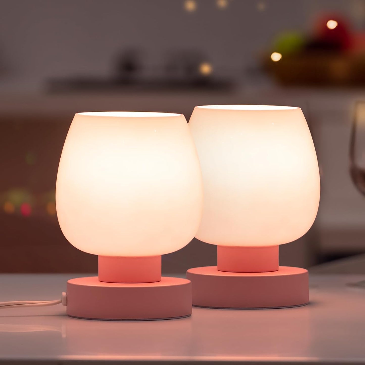 Nachttischlampen mit Touch-Funktion Set von 2