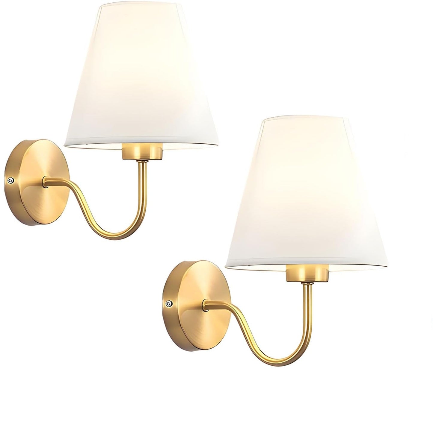 Royallure Moderne Stoff Wandlampe - Elegante Schlafzimmer- & Wohnzimmerbeleuchtung