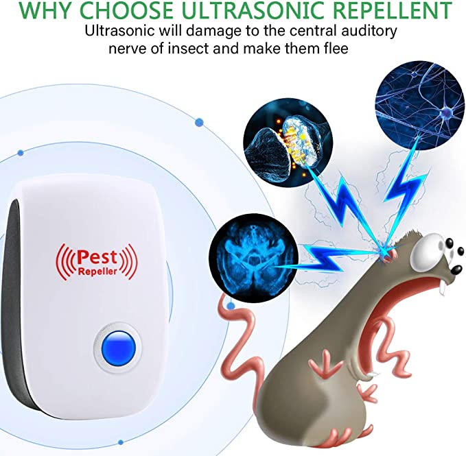 Royaleva Ultrasonic Rattenvertreiber - Befreien Sie sich in 48 Stunden von Ratten oder es ist KOSTENLOS