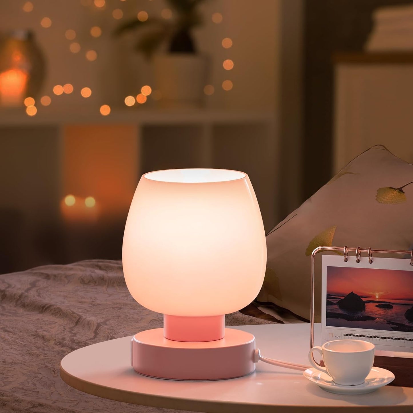 Nachttischlampen mit Touch-Funktion Set von 2