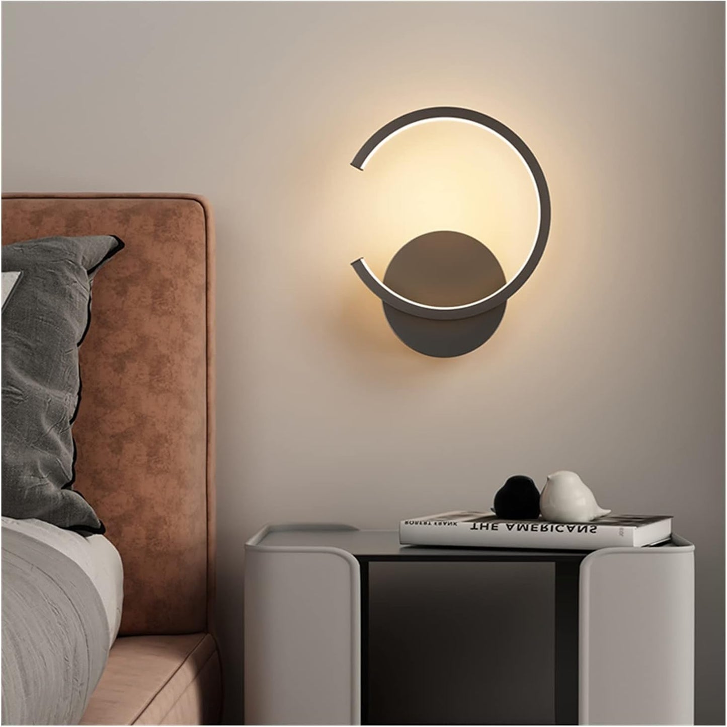 RoyaleGlow Moderne Goldkupfer Wandleuchte - Nordisches LED Oben & Unten Licht