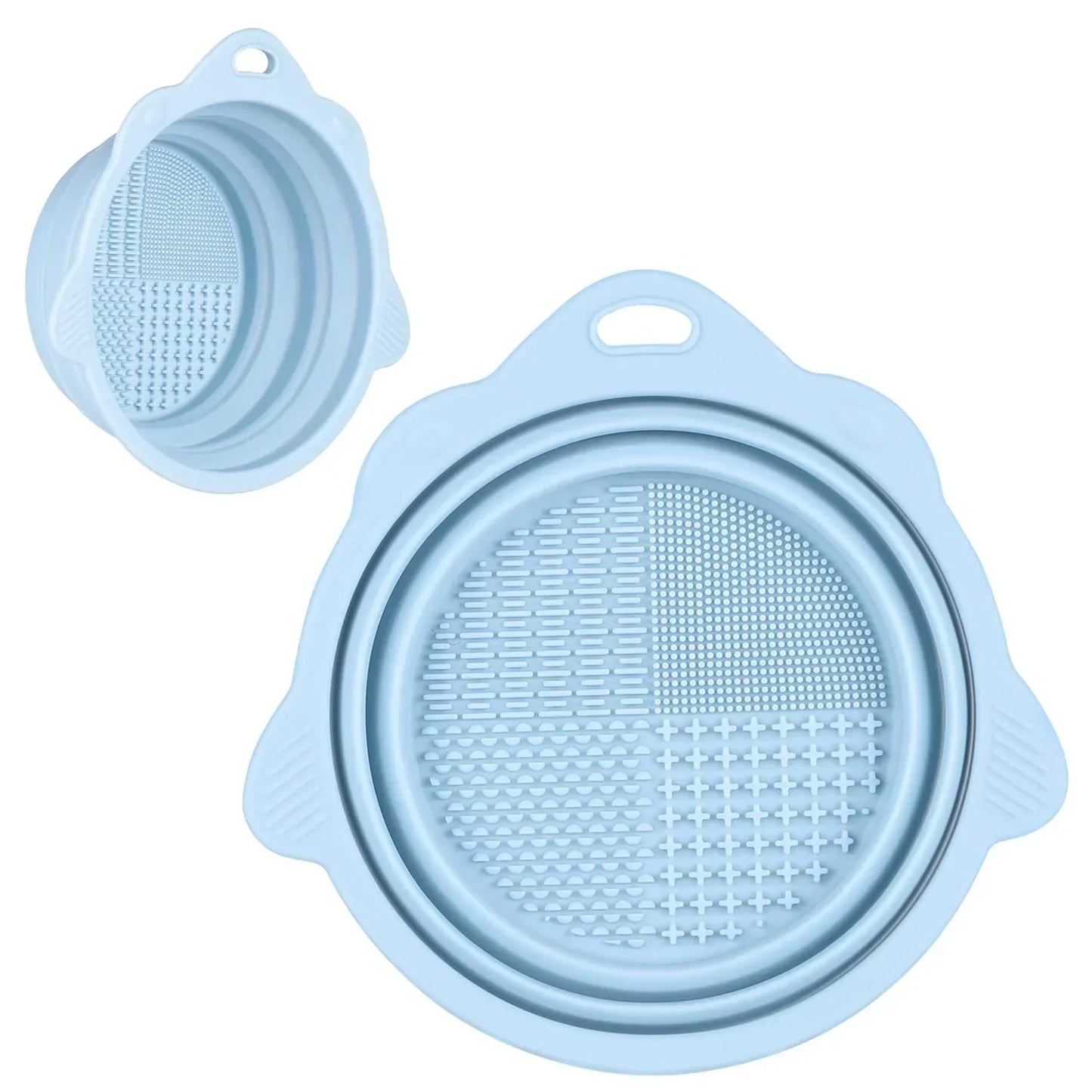 Zusammenklappbare Silikon-Make-up-Pinsel-Reinigungs-Schale
